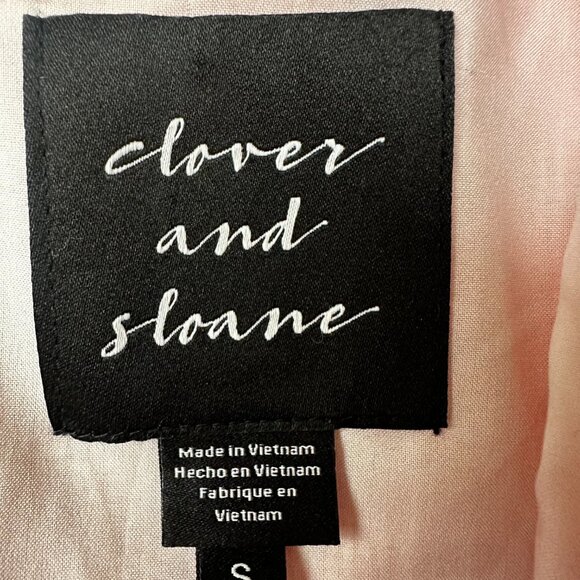 Clover and Sloane dress sz S red gingham seersucker sleeveless ruffle lined - Picture 3 of 5